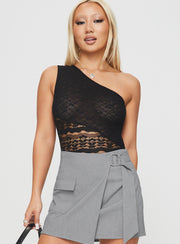 Knotti Lace Bodysuit Black
