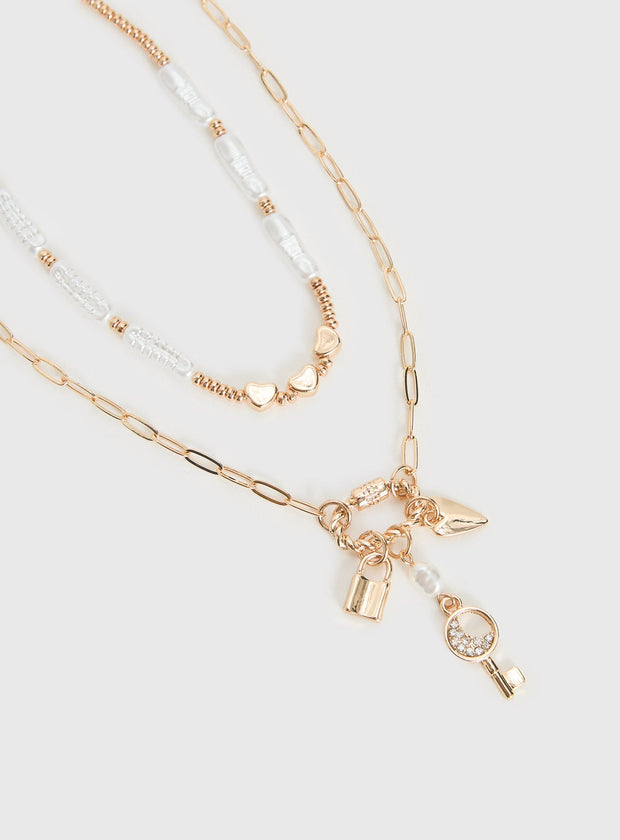 Victorea Necklace Set Gold