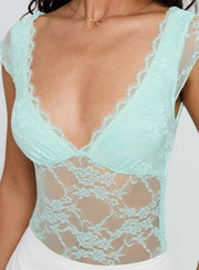 Tantalize Bodysuit Blue
