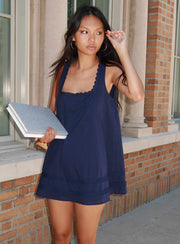 Alanah Mini Dress Navy