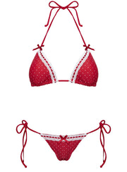 Crispy Bikini Bottoms Red Polka