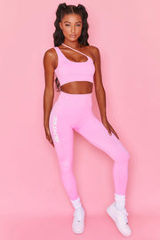 Energy Petite Seamless Full Length Leggings in Pink