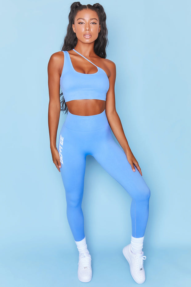 Energy Petite Seamless Full Length Leggings in Dark Blue