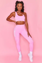 Energy Petite Seamless Full Length Leggings in Pink
