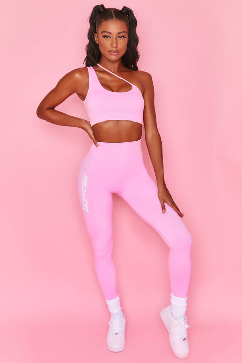 Energy Petite Seamless Full Length Leggings in Pink