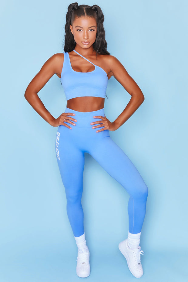 Energy Petite Seamless Full Length Leggings in Dark Blue
