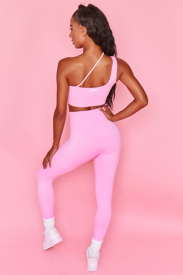Energy Petite Seamless Full Length Leggings in Pink