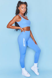 Energy Petite Seamless Full Length Leggings in Dark Blue