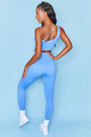 Energy Petite Seamless Full Length Leggings in Dark Blue
