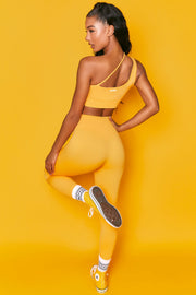 Energy Petite Seamless Full Length Leggings in Orange