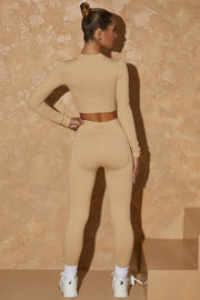 Seamless Leggings in Beige
